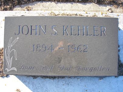 John S Kehler - Chortitz Cemetery