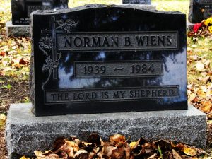 Norman B. Wiens, Rosenort EMC Cemetery
