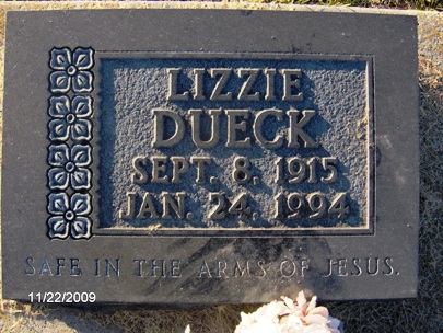 Lizzie Dueck - Chortitz Cemetery