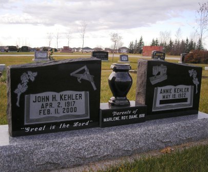 John H Kehler - Steinbach Heritage Cemetery