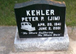 Peter P (Jim) Kehler - Mitchell CMC Cemetery