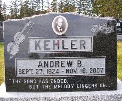 Andrew B Kehler - Memorial Cemetery, Steinbach
