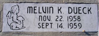 Melvin K Dueck, Randolph CMC Cemetery