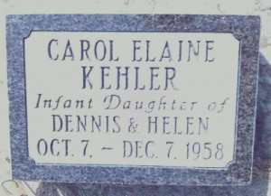 Carol Elaine Kehler, Silberfeld CMC Cemetery
