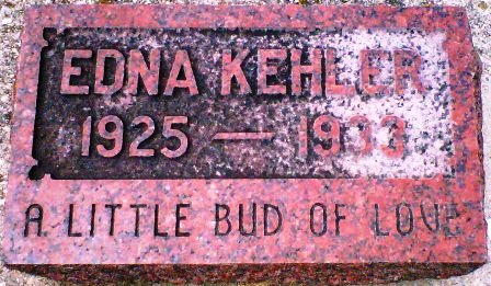 Edna Kehler, Pioneer Cemetery