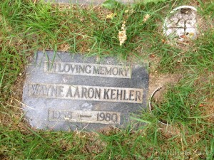Wayne Aron Kehler - North Vancouver Cemetery, North Vancouver, BC