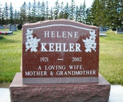 Helene Kehler - Memorial Cemetery, Steinbach