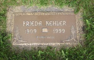 Frieda Unrah Goertz Kehler - Chapel Lawn Memorial Gardens, Winnipeg, MB